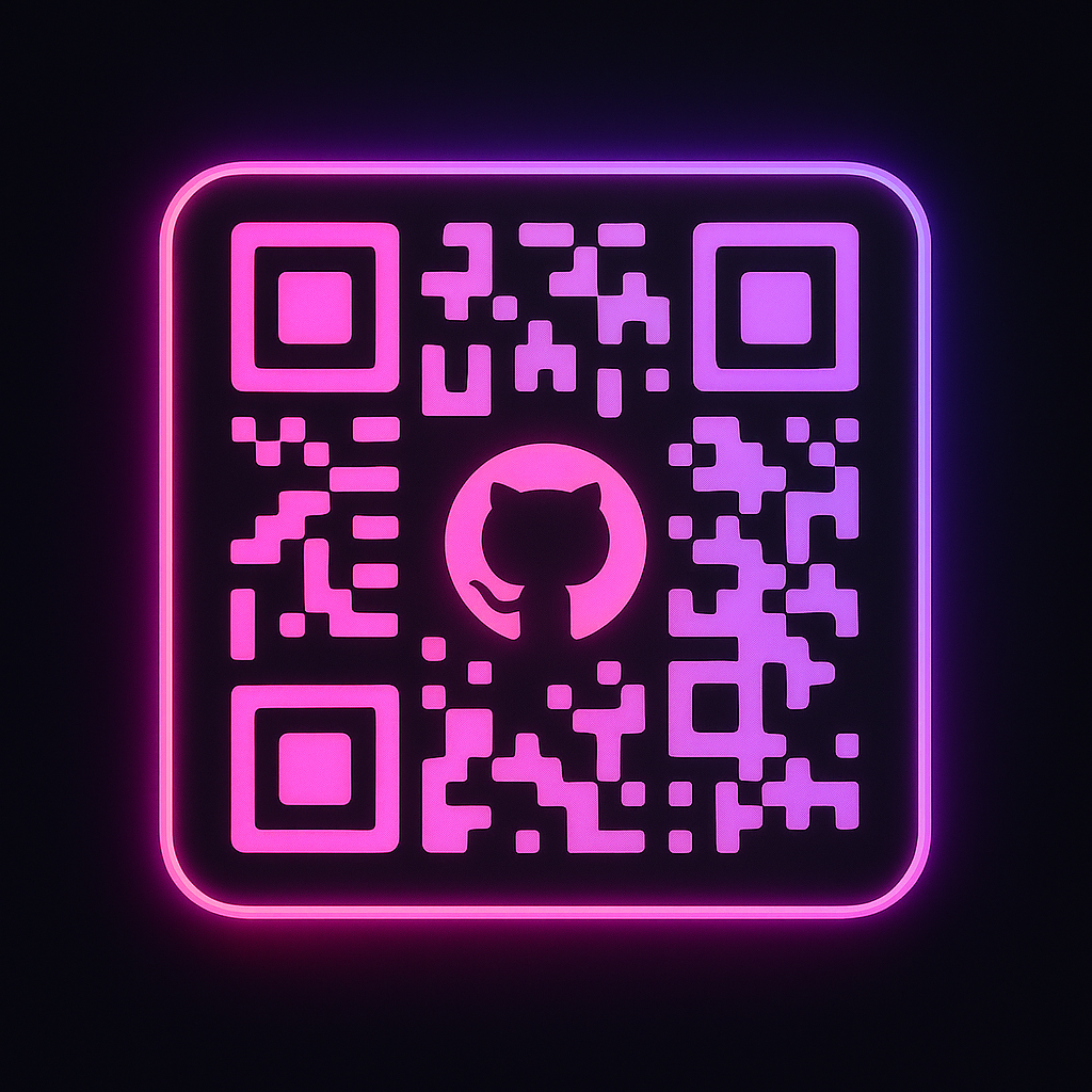 Neon QR Code